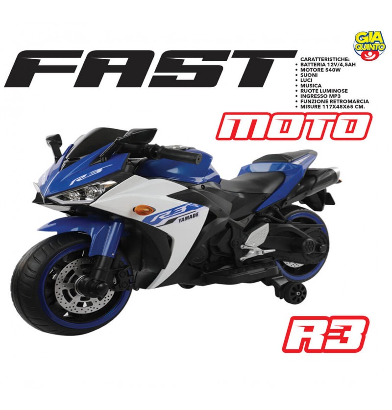 Moto Fast Blu