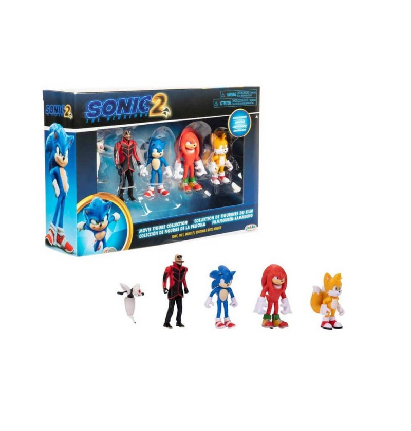 Set 5 personaggi cm 6 Sonic 2