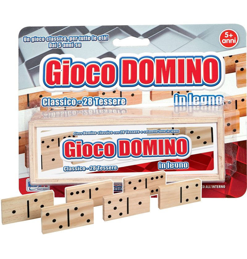 Gioco domino conf. in legno