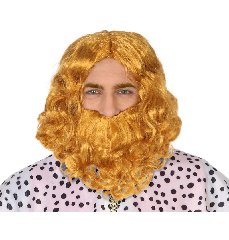 Parrucca e Barba Bionda