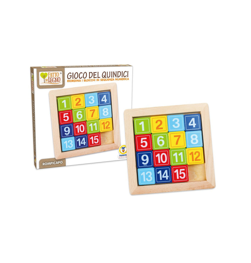 Fatto di legno - gioco del 15