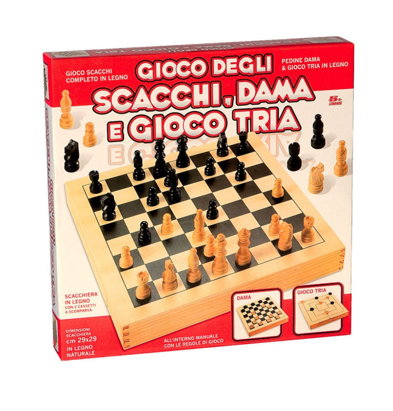 Scacchi Dama e Tria