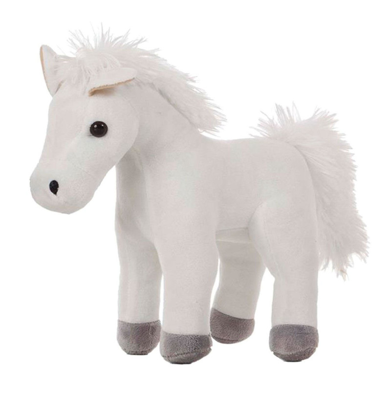 Cavallo bianco con suoni 28cm