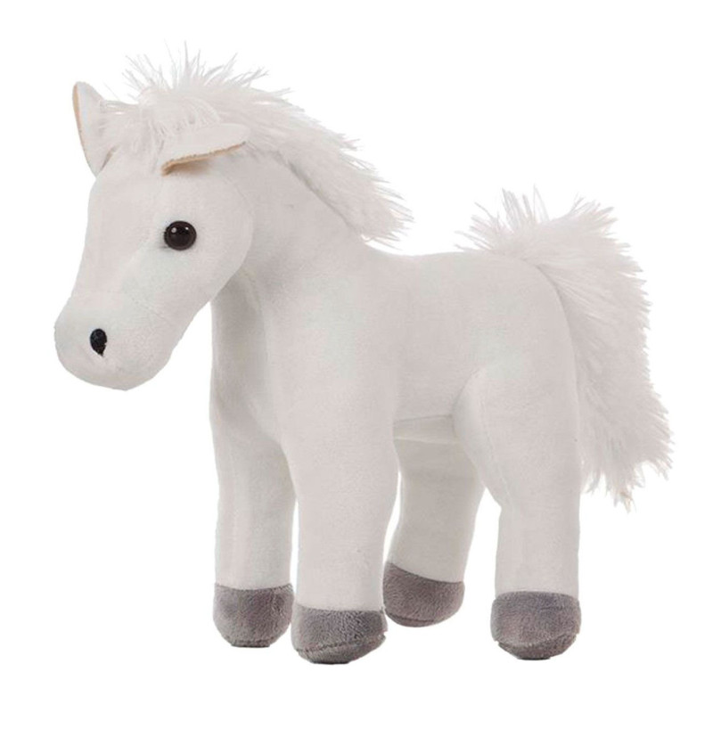Cavallo bianco con suoni 22cm