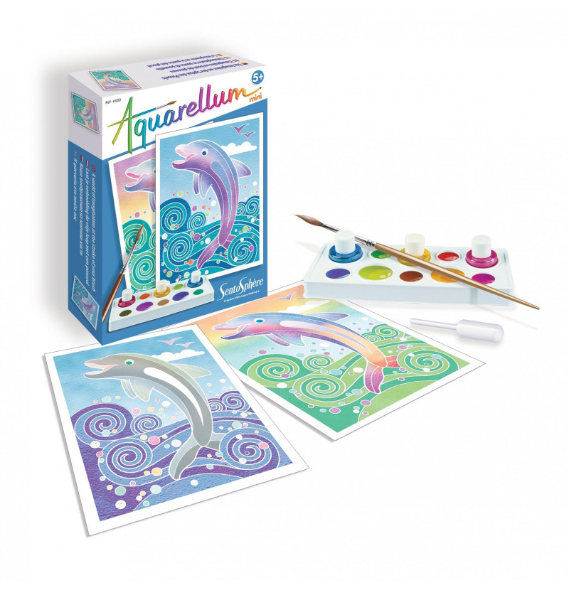 Aquarellum mini - delfini