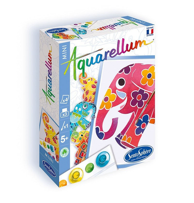 Aquarellum mini - elefanti
