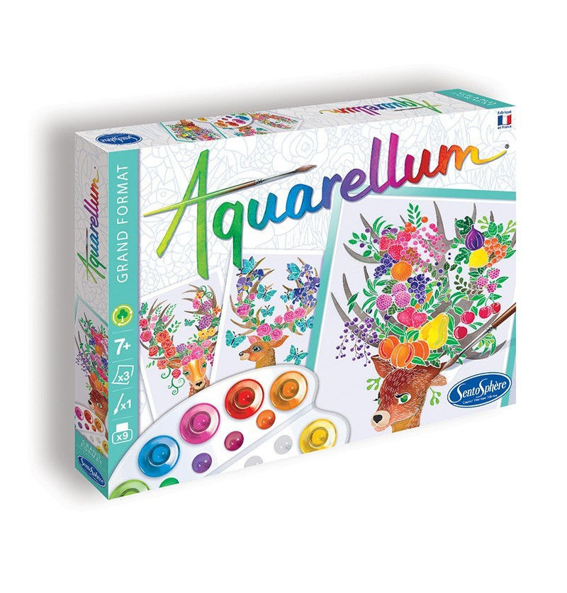 Aquarellum cerfs enchantés...