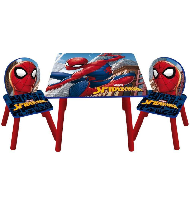 Set Tavolo e Sedie Spiderman
