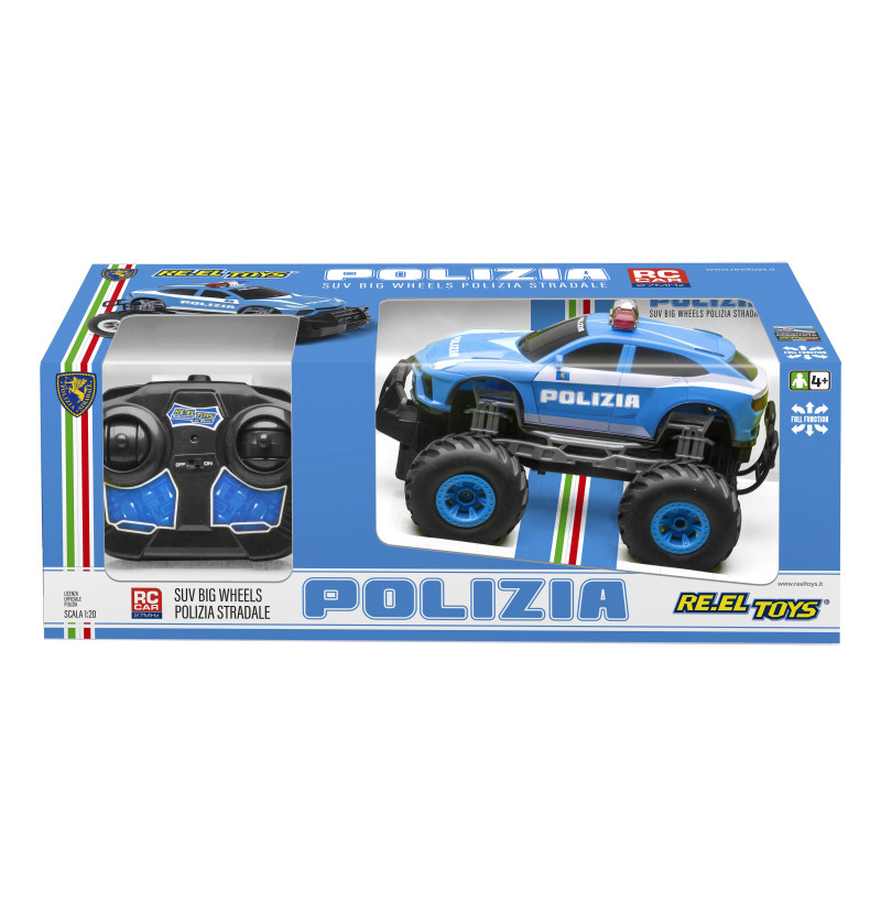 R/C SUV Big Wheels Polizia...