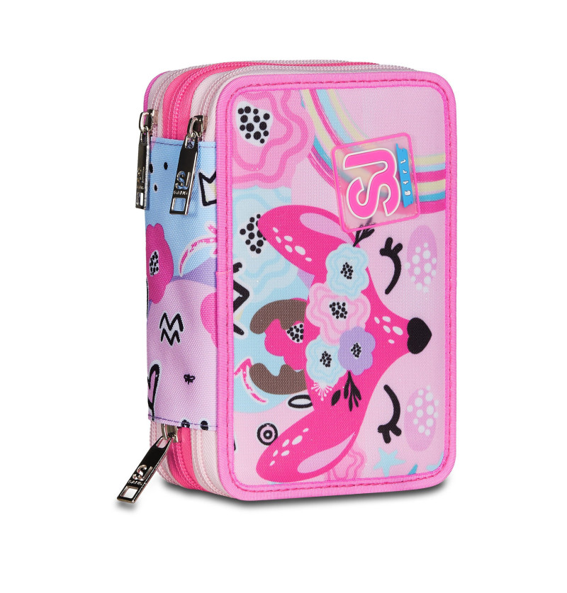 Astuccio 3 zip - Pinkhugs