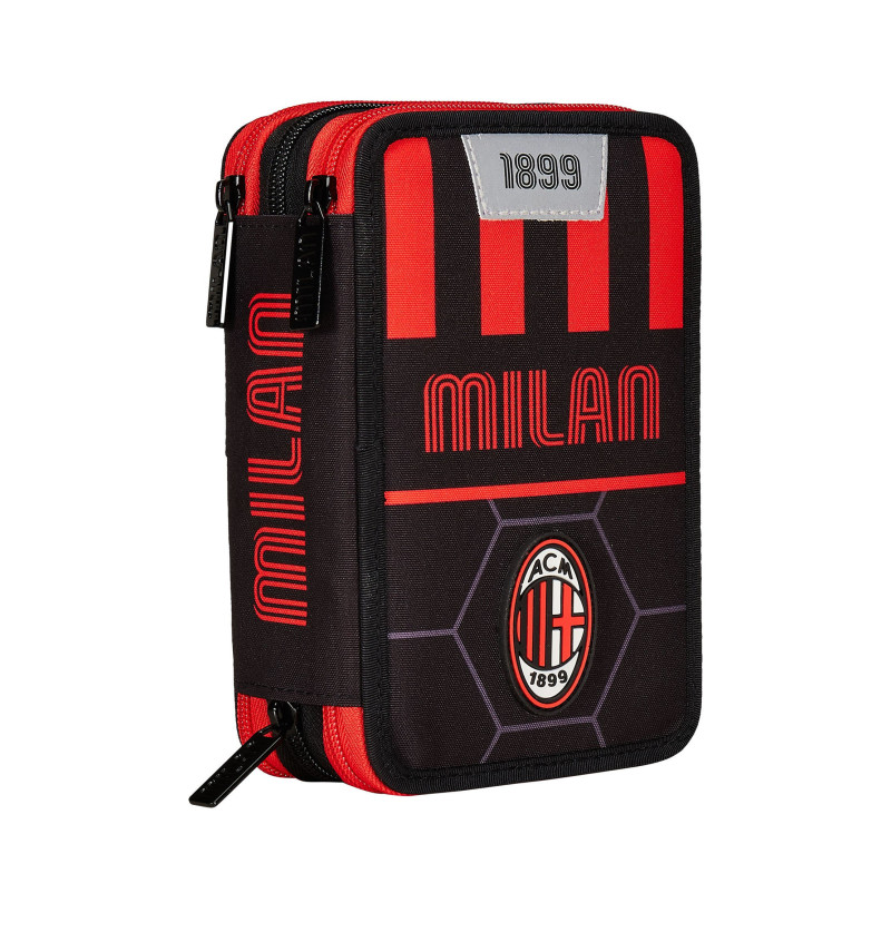 Astuccio 3 scomparti Milan