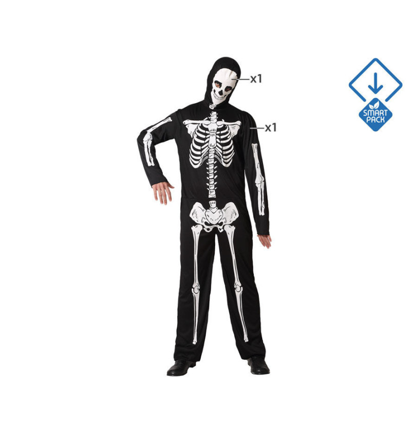 Costume scheletro uomo  XXL