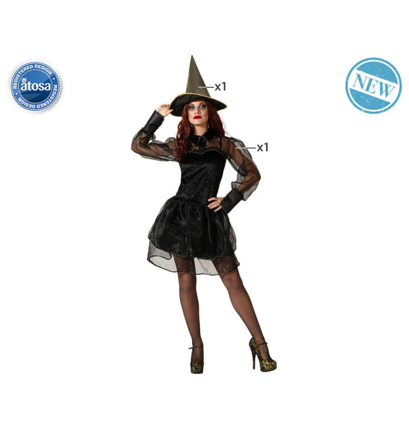 Costume strega nero