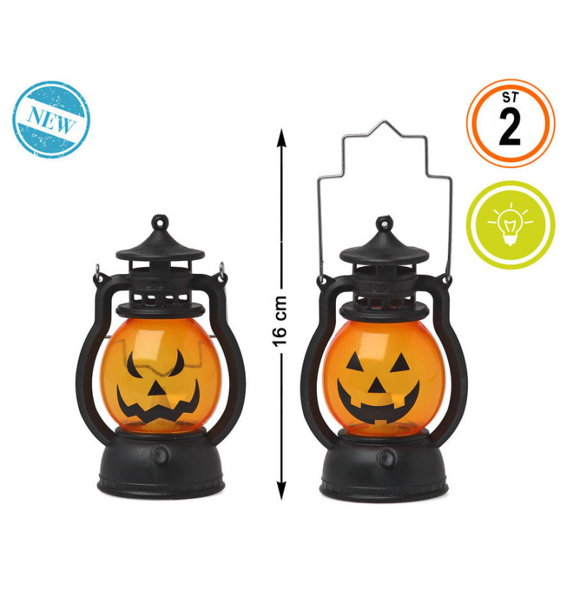 Lanterna 16x7.5cm zucca con...