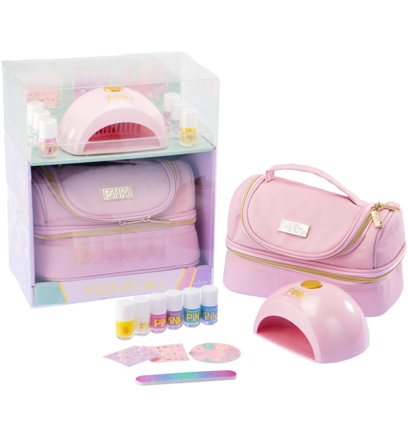 Pink It Beauty Case Nails