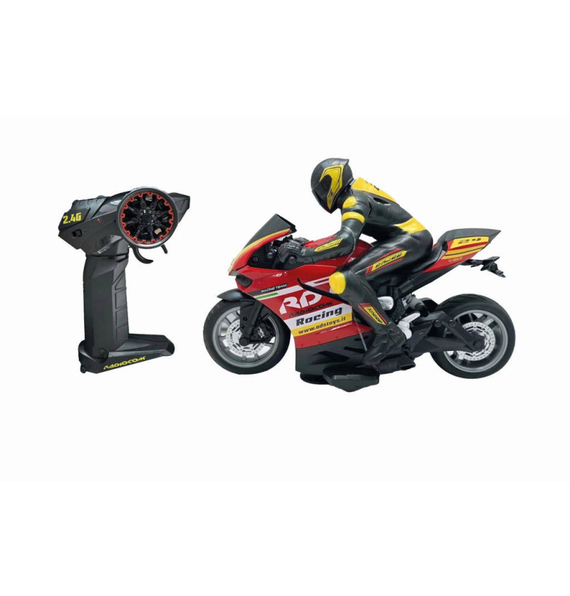Moto rc stradale e scala 1:10