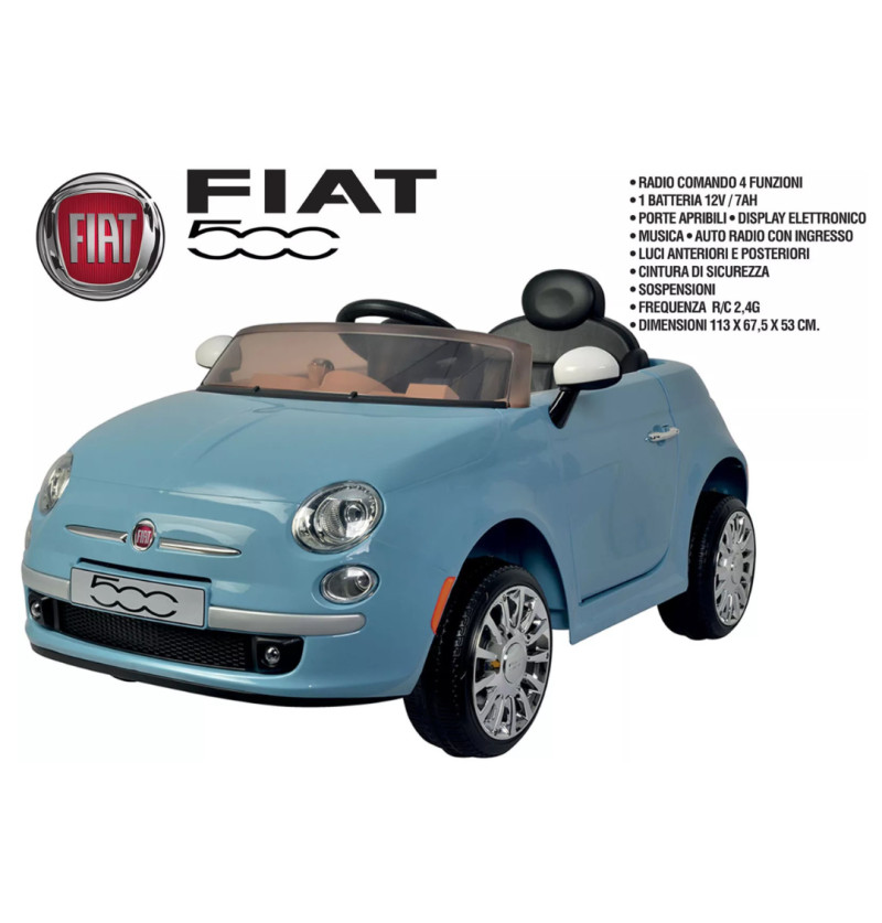 Fiat 500 Azzurra 12 volt