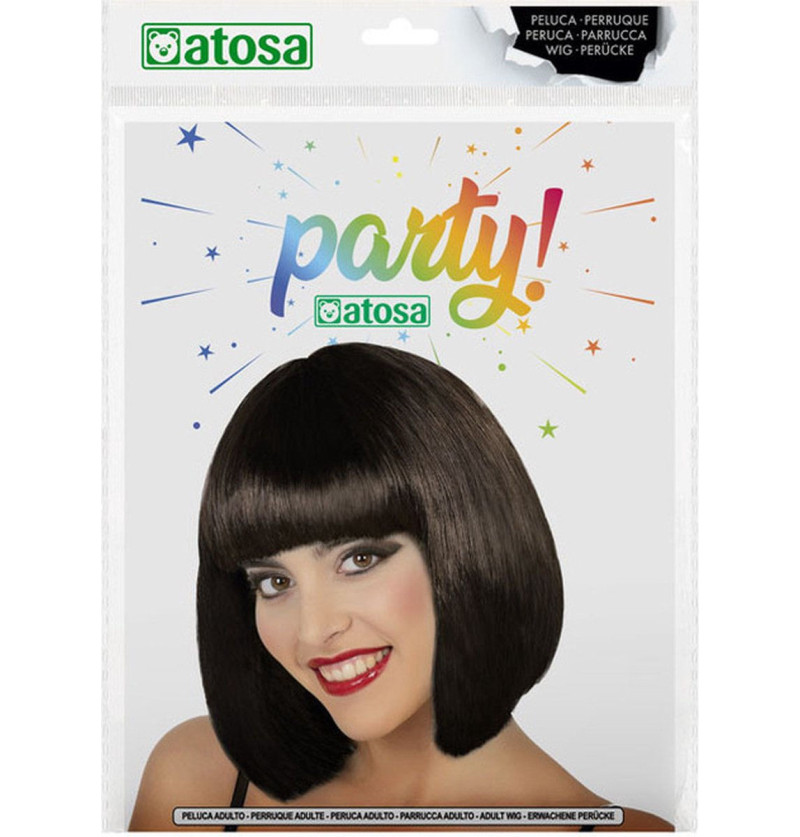 Parrucca liscia corta con...
