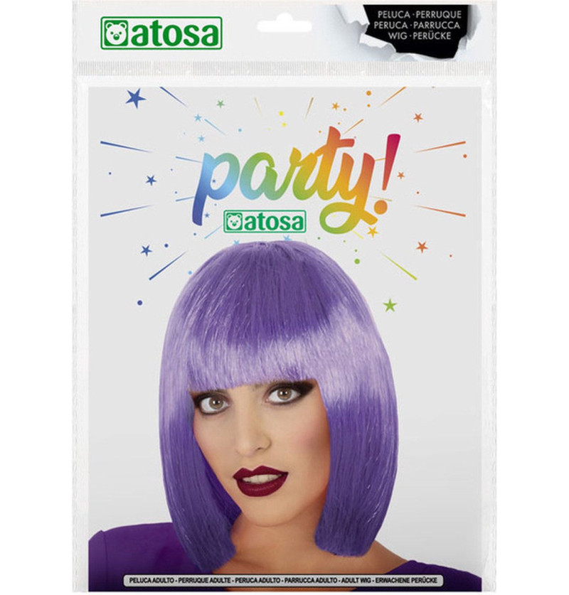 Parrucca liscia corta con...