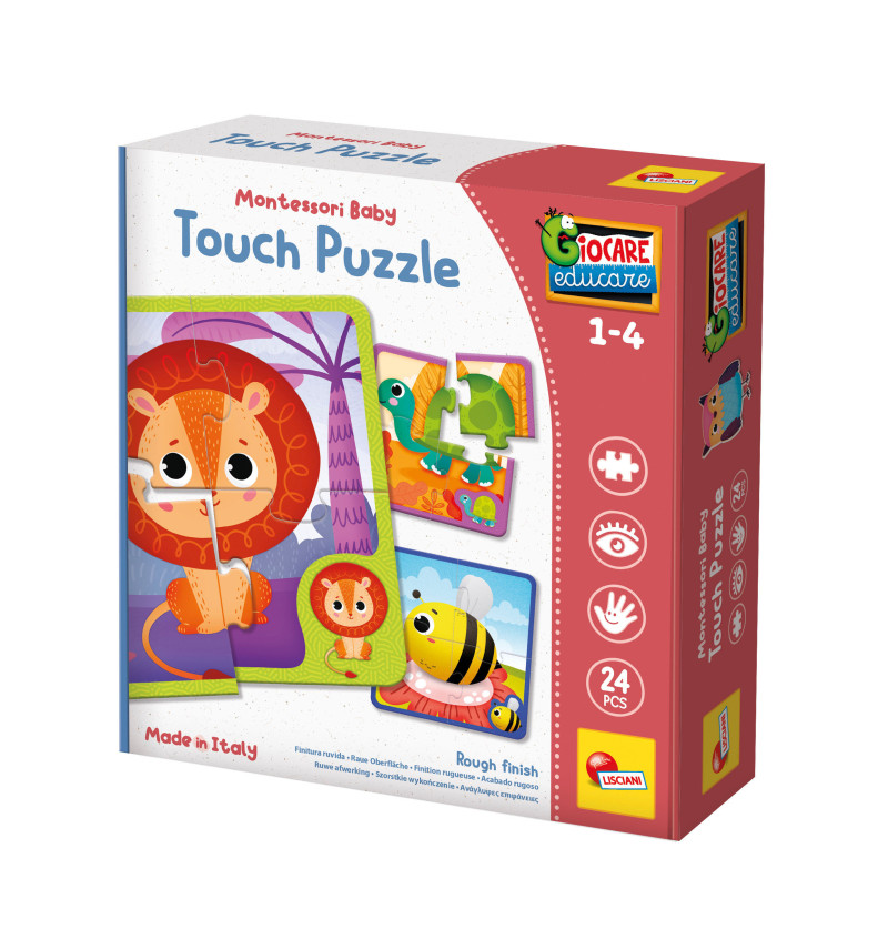Montessori baby touch puzzle
