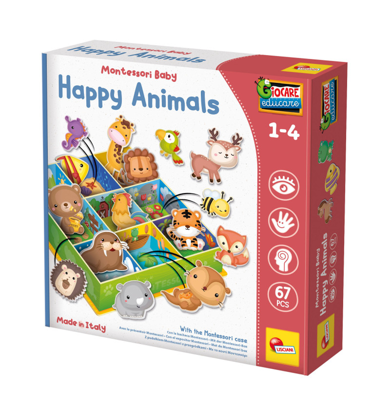 Montessori baby happy animals