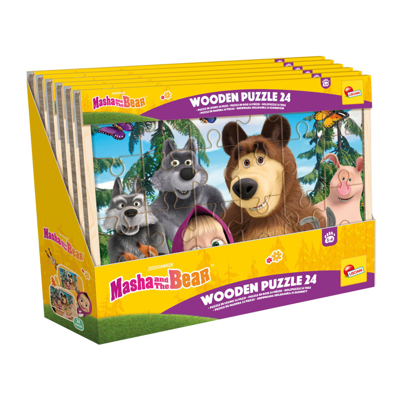Masha wooden puzzle 24 in...