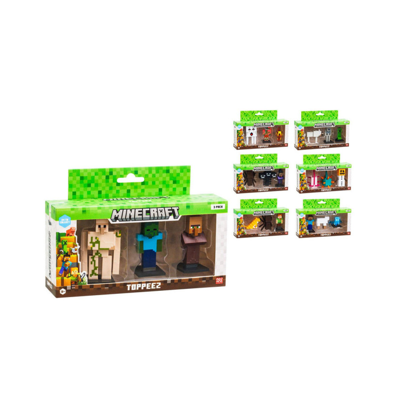 Minecraft 3D pack 3 pers