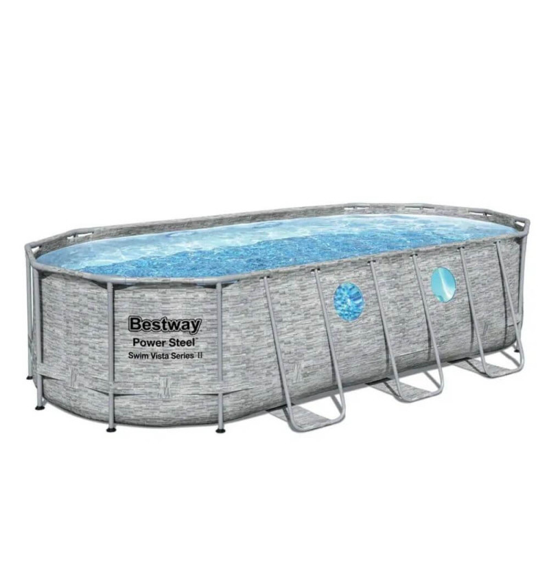 PISCINA 549X274X122H OVALE...