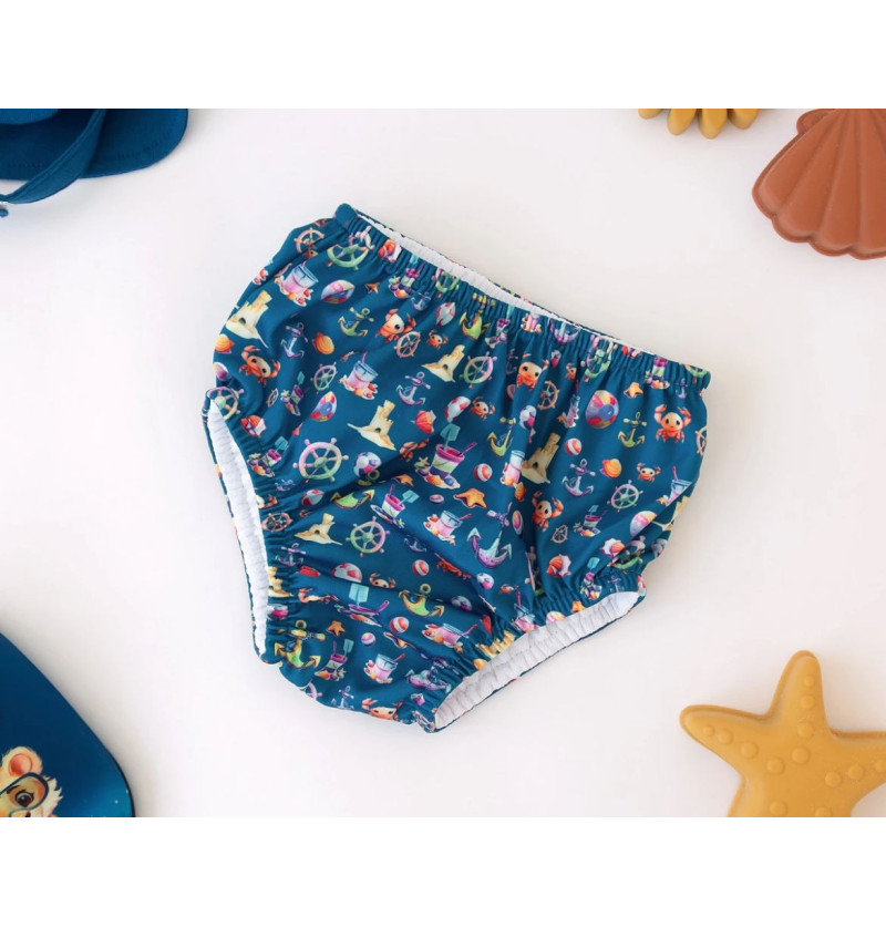 Costume upf50+ blu 6 mesi...