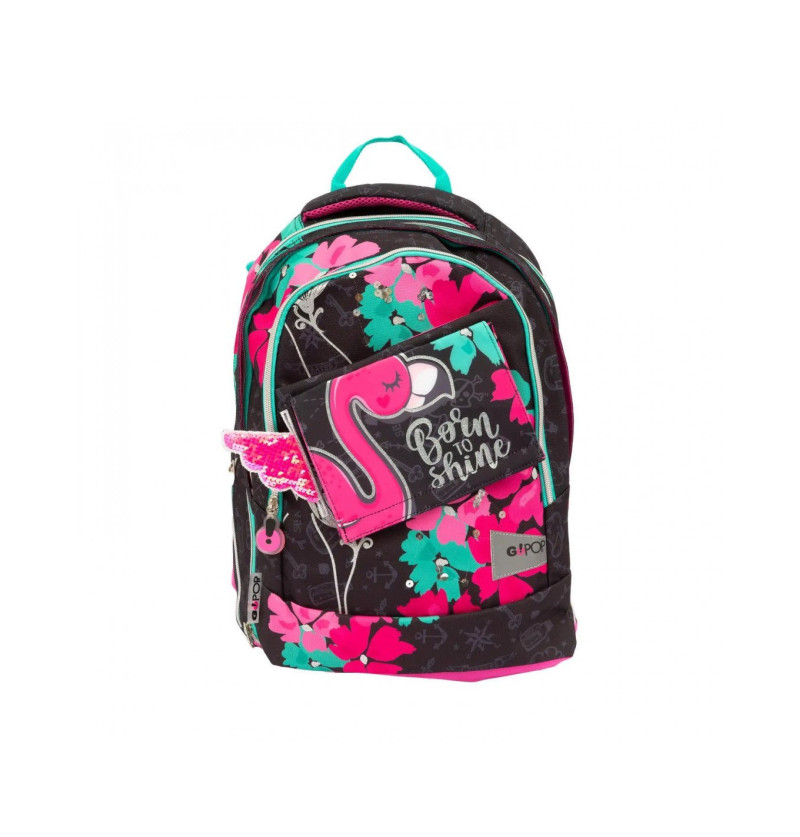 Go PoP - Zaino scuola Flamingo