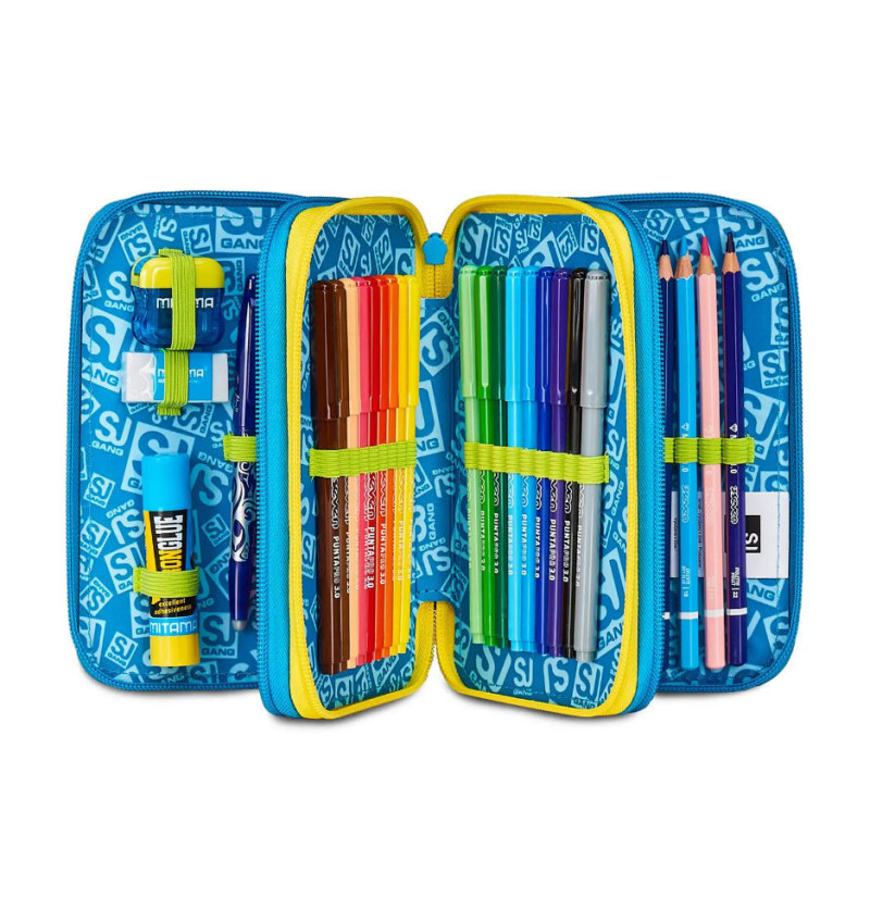 Astuccio 3 zip flyrocket boy