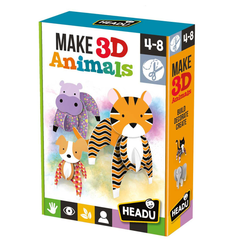 Make 3D animals Montessori
