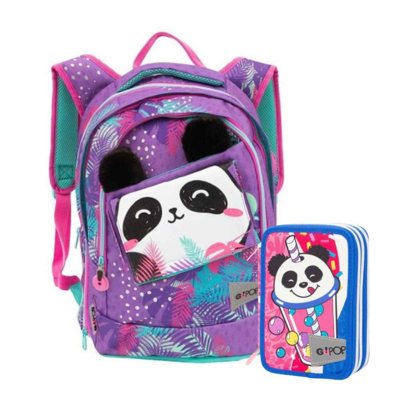 School Pack Go Pop Panda