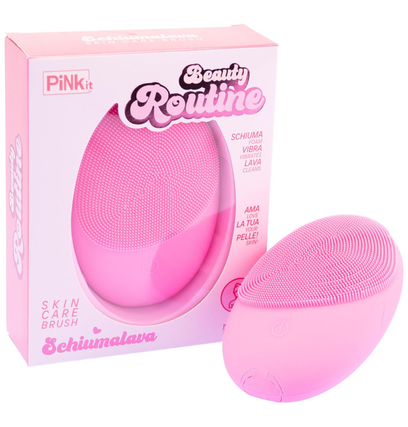 Beauty routine skincare brush