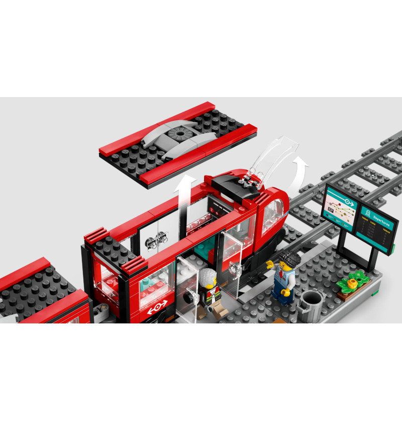 Lego City tram e fermata...