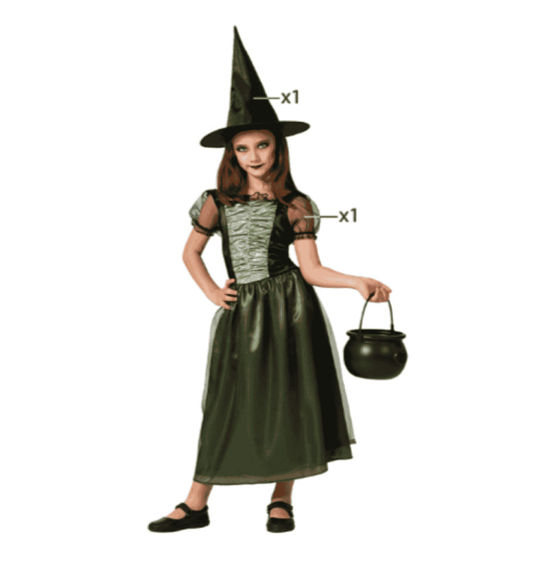 Costume Strega Verde