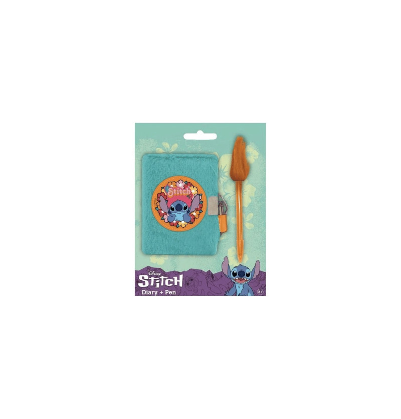Stitch diario e penna plush