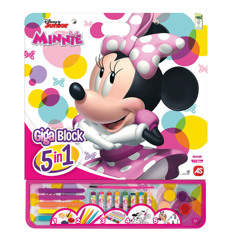 Set colori 5 in 1 Minnie