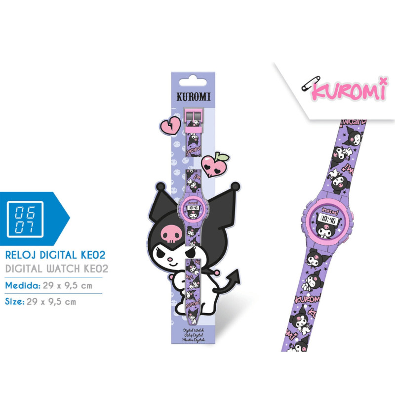 Kuromi orologio KE02