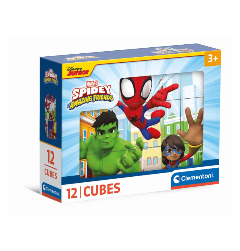 Cubi 12 Pz – Spidey & Friends