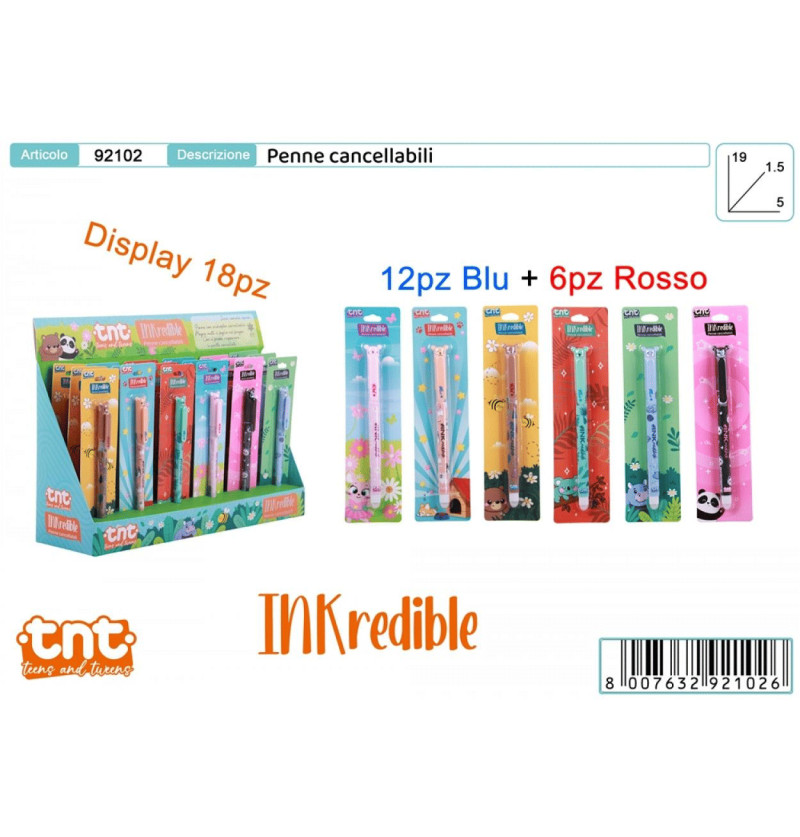 TnT Inkredible pens - penna...