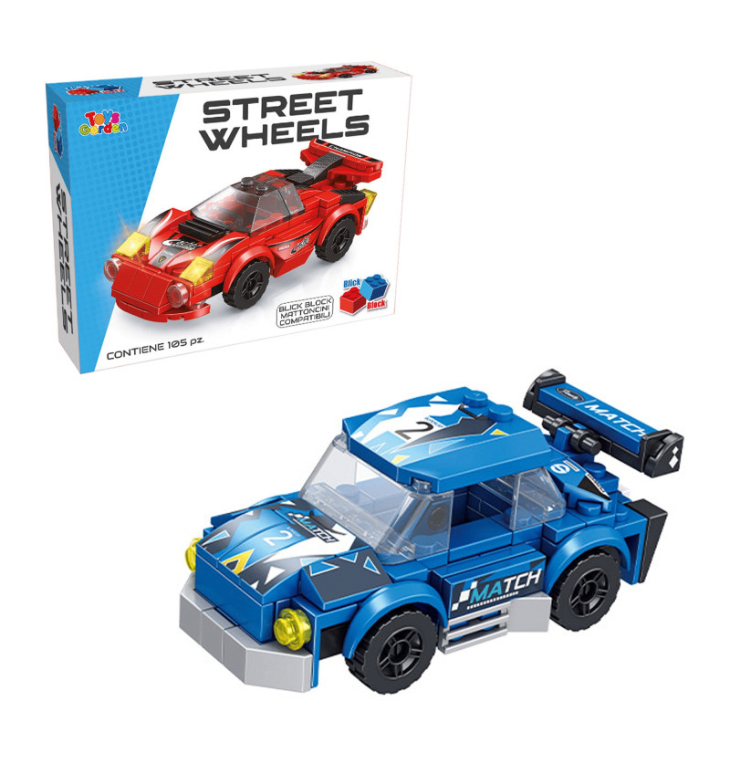 Blick block racing cars...