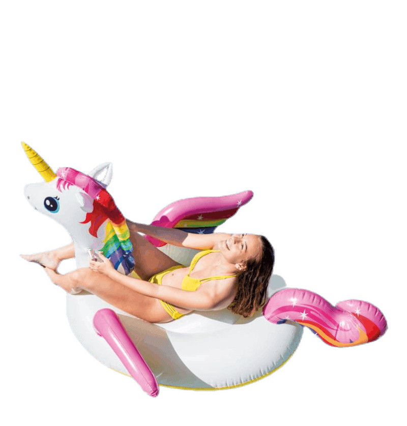 Unicorn Ride-on Pink/White