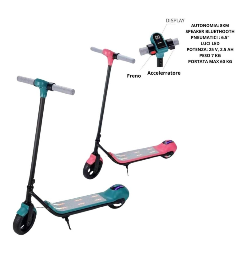 Monopattino Elettrico Rosa