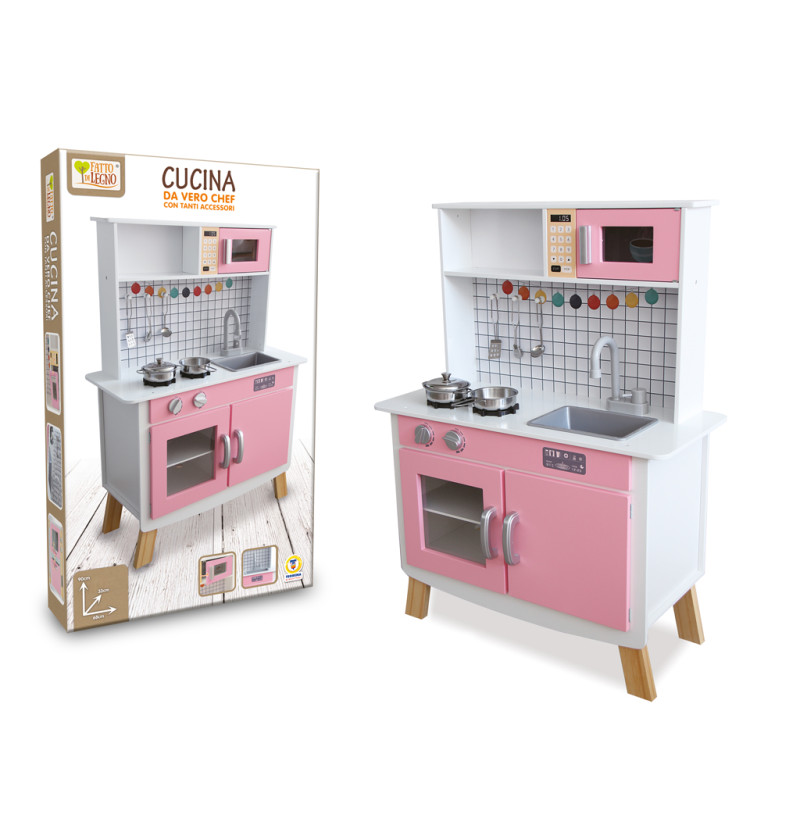 Cucina In legno cm 68x30x90 h