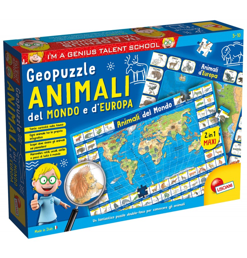 Geopuzzle Animali